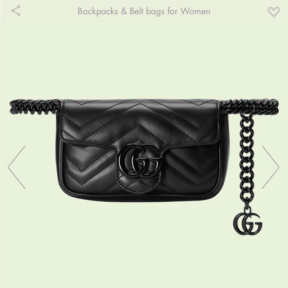 BRAND NEW GUCCI belt bag. Use as a clutch, short crossbody or shoulder bag - Picture 12 of 13